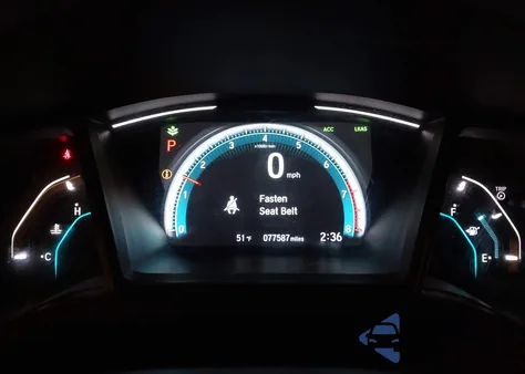 2019 Honda Civic Lx из США, поврежденный, VIN 19XFC2F61KE024567